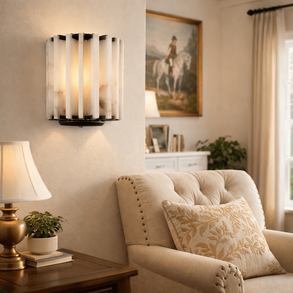 Altrix Alabaster Wall Lamp
