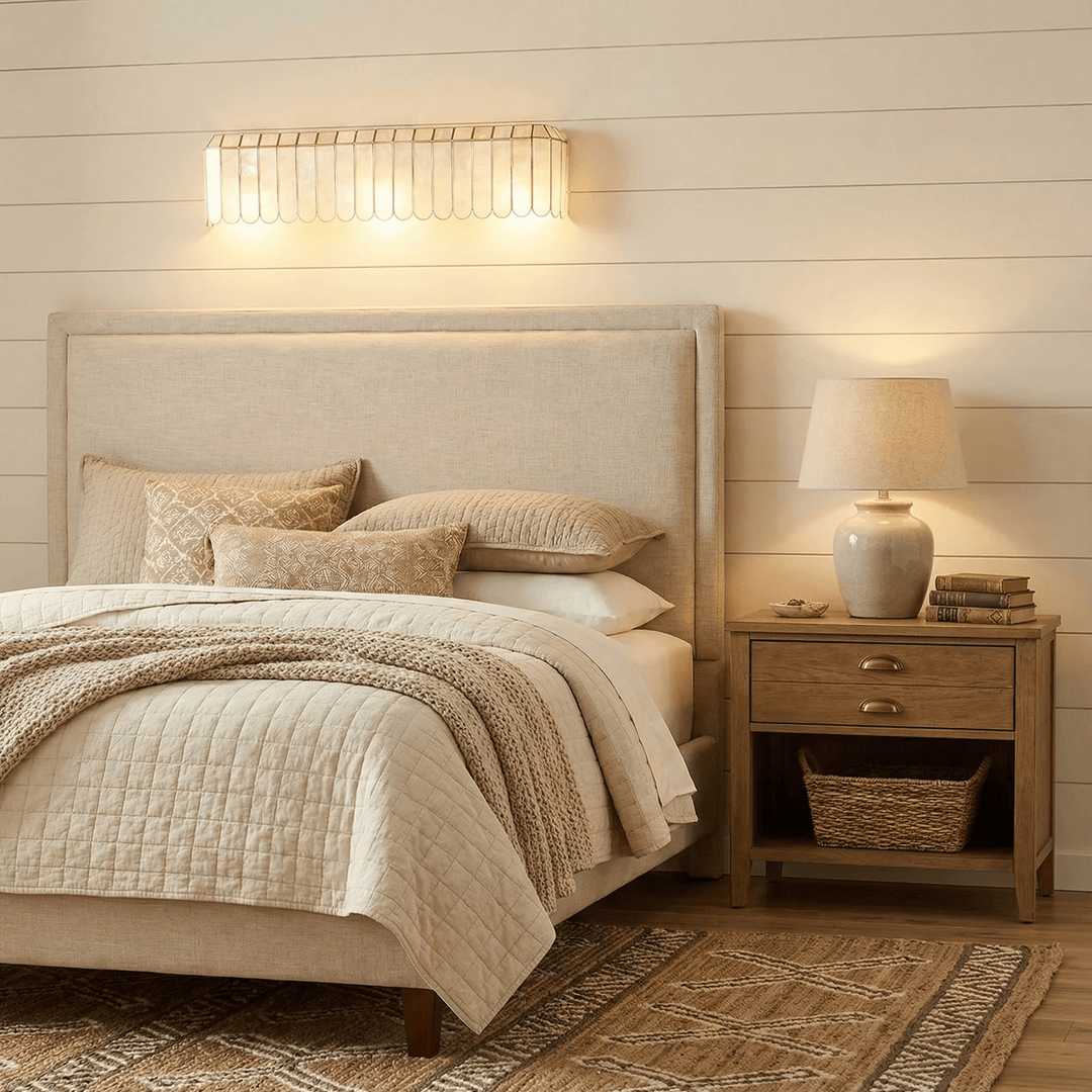 Aurelia Capiz Wall Lamp