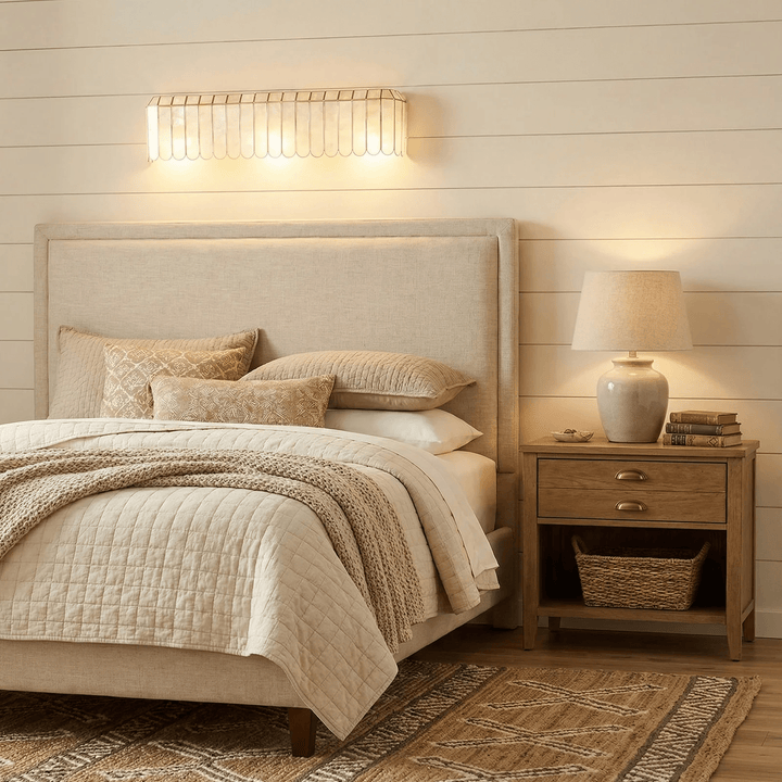 Aurelia Capiz Wall Lamp