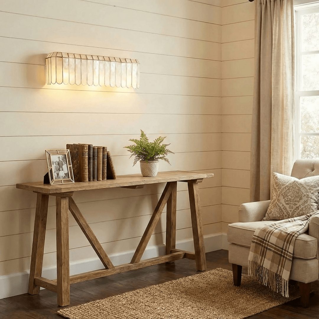 Aurelia Capiz Wall Lamp