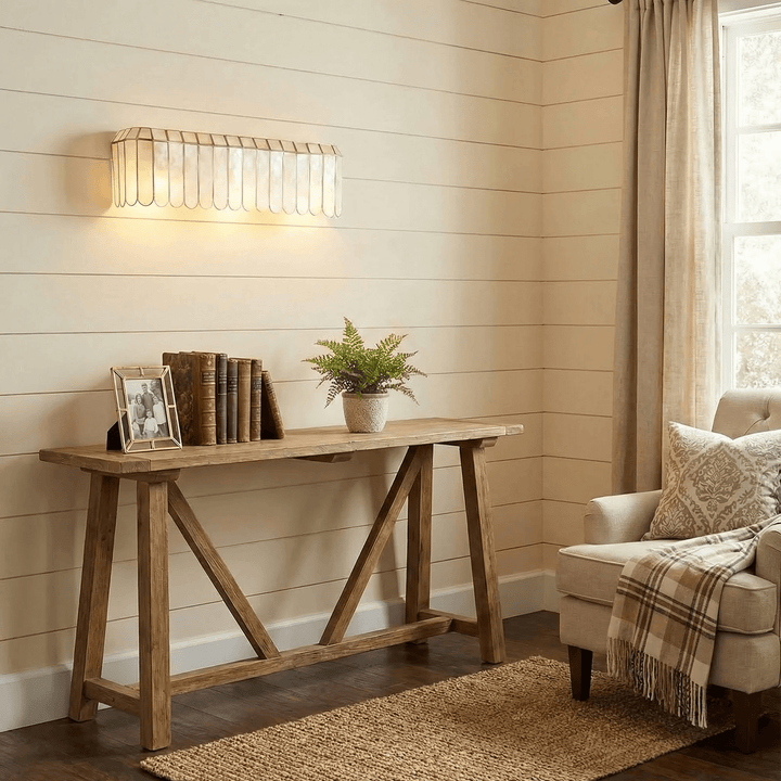 Aurelia Capiz Wall Lamp