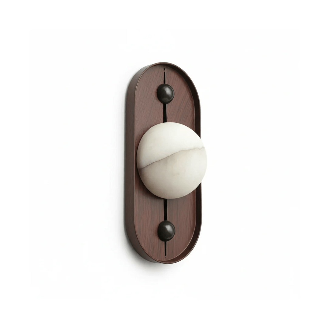 Bezel Alabaster Wall Lamp