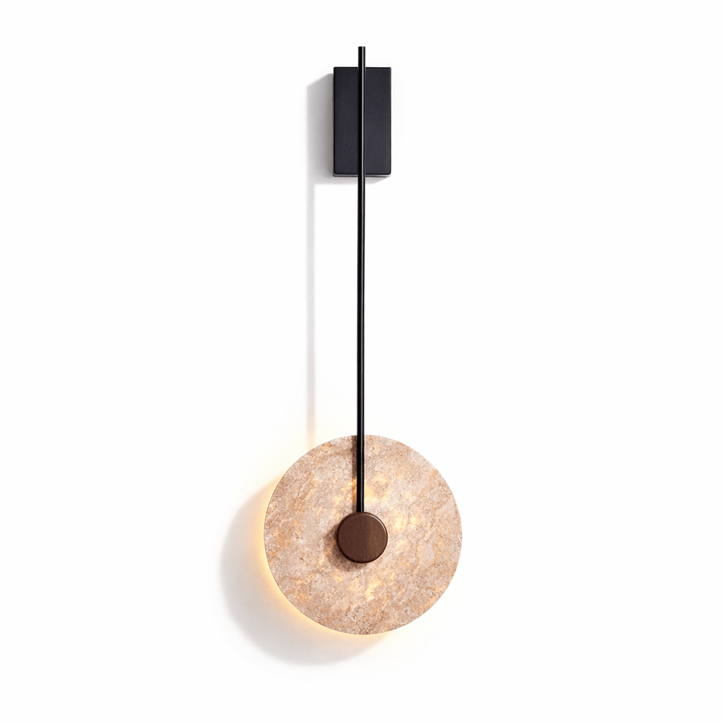 Veil Travertine Wall Lamp