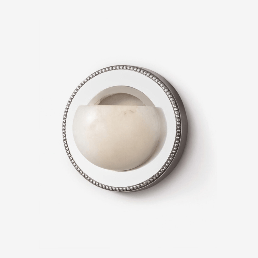 Orbit Pearl Alabaster Wall Light