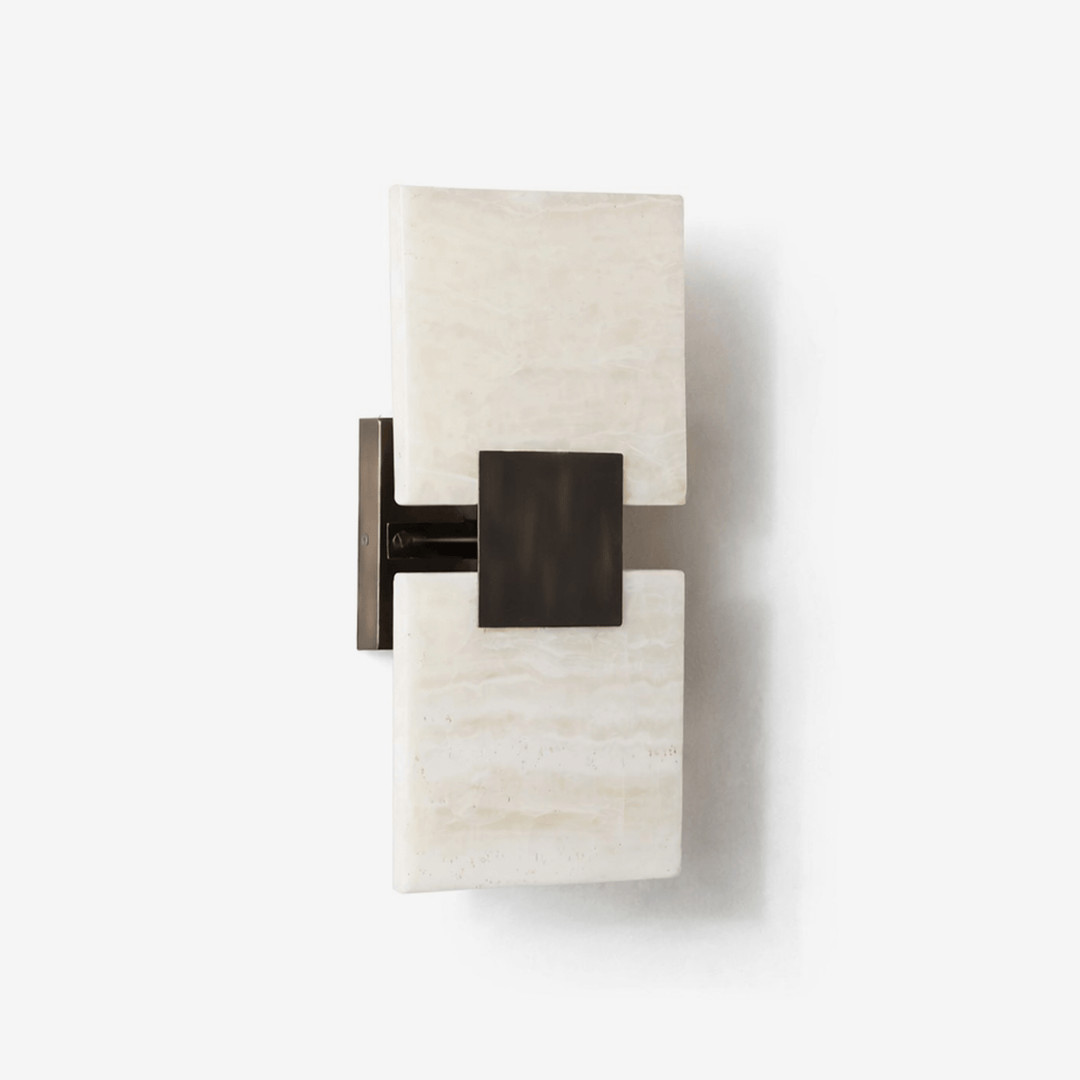 Strata Shift Alabaster Wall Lamp