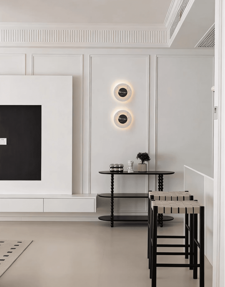 Lunar Veil Alabaster Wall Lamp