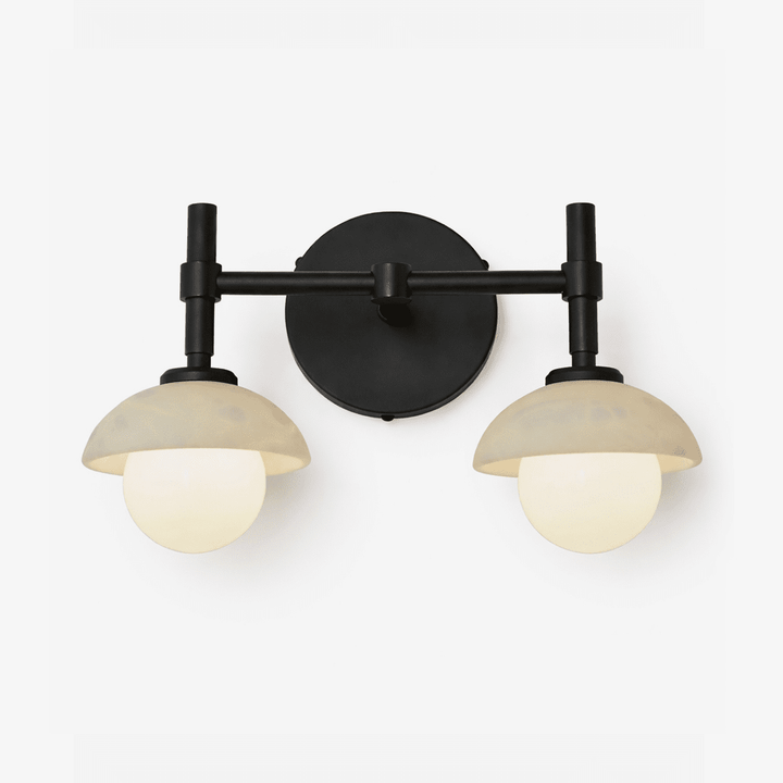 Milo Alabaster Double Wall Light