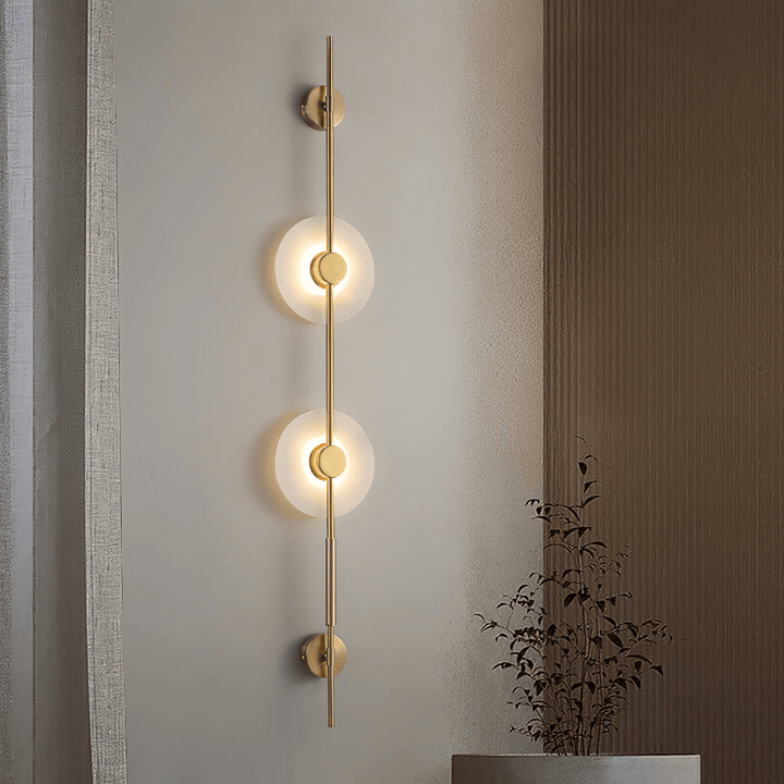 Alabaster Vertical Wall Sconce