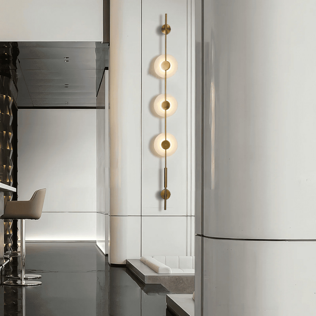 Alabaster Vertical Wall Sconce