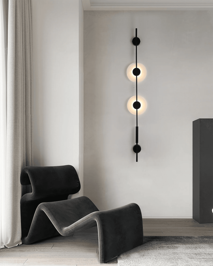 Alabaster Vertical Wall Sconce