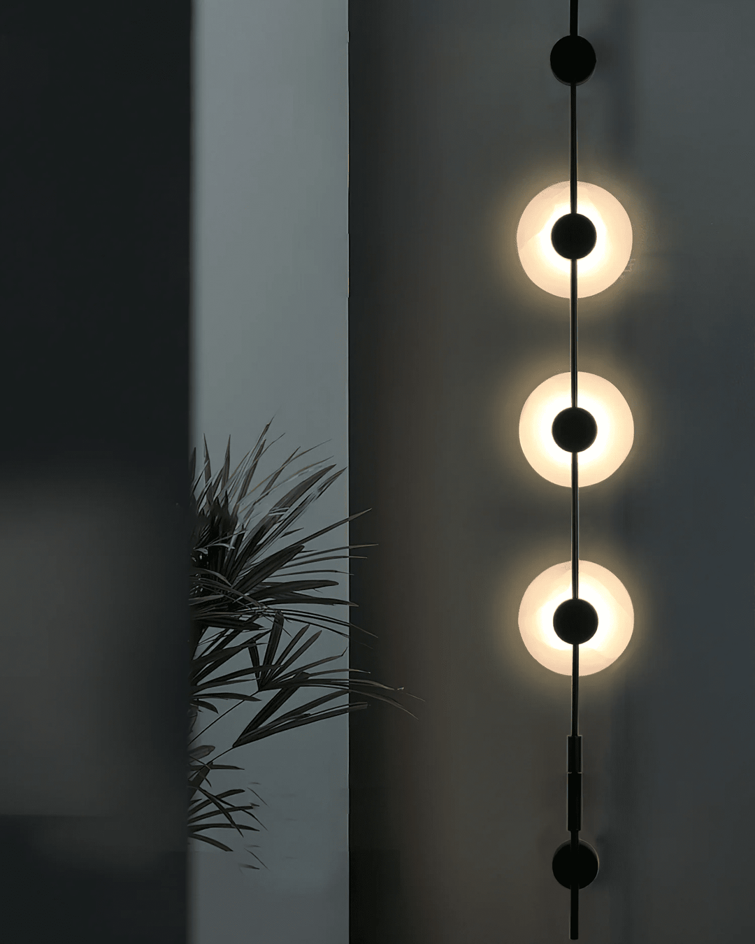 Alabaster Vertical Wall Sconce