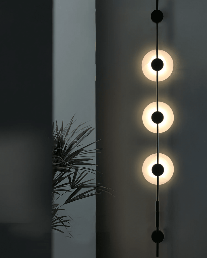 Alabaster Vertical Wall Sconce