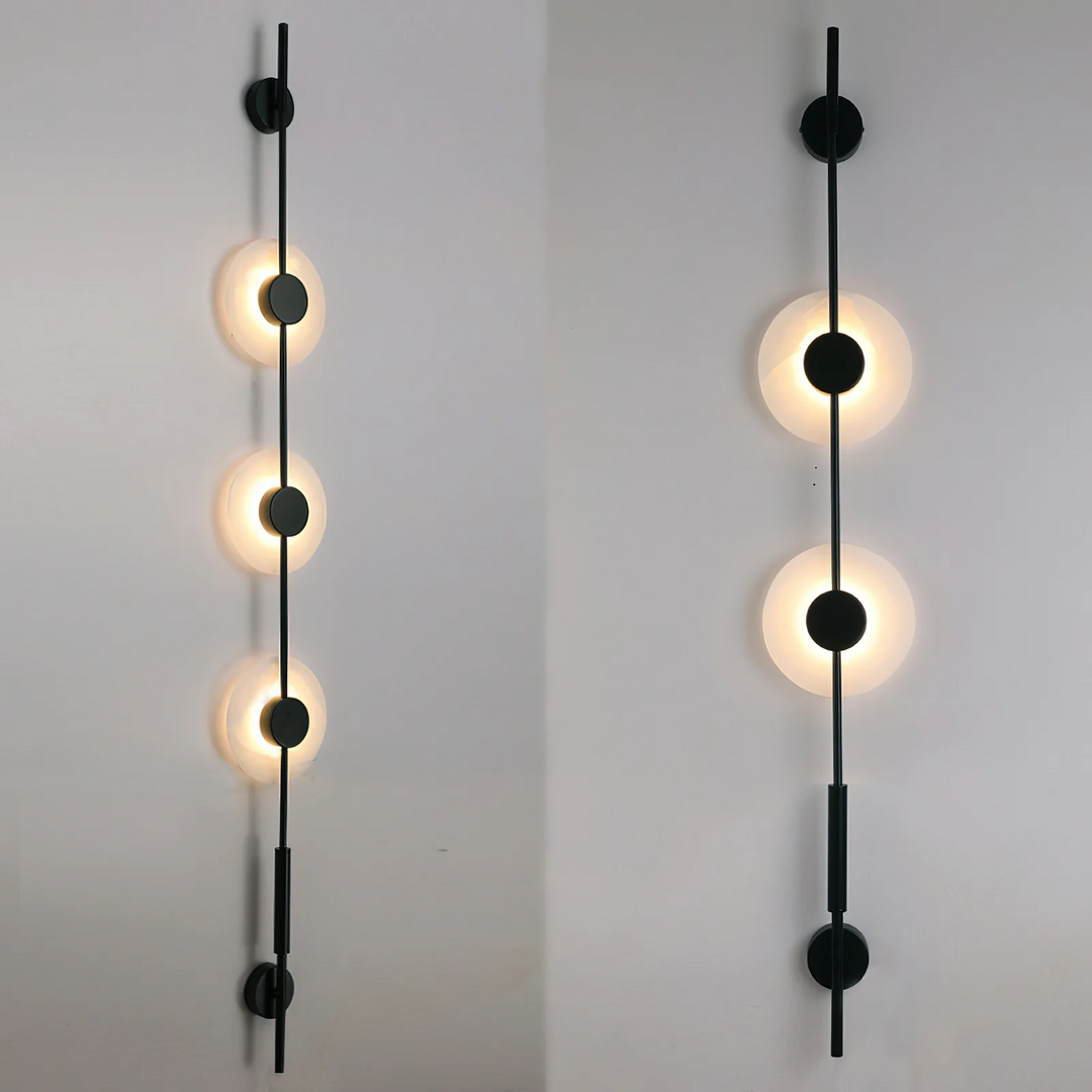 Alabaster Vertical Wall Sconce