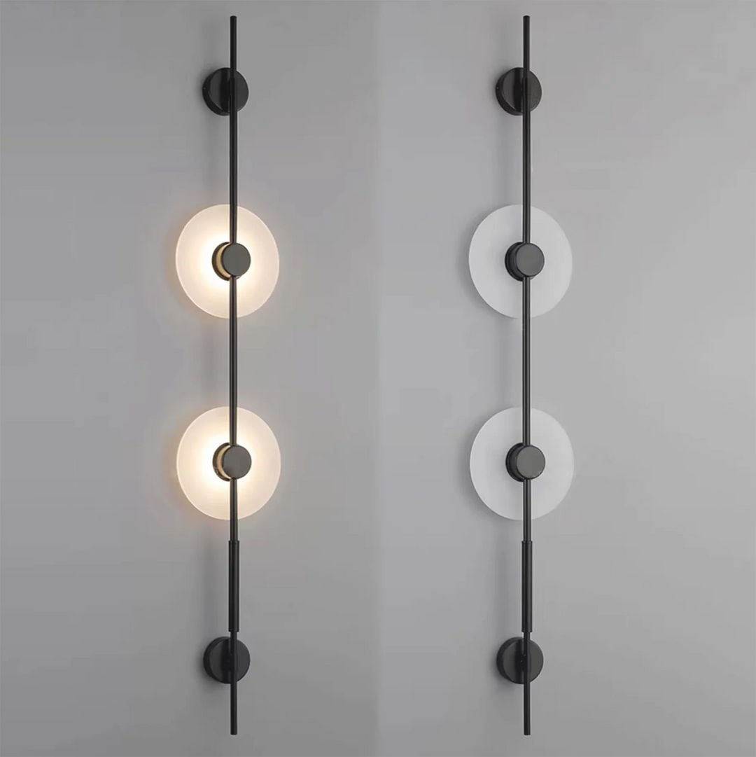 Alabaster Vertical Wall Sconce