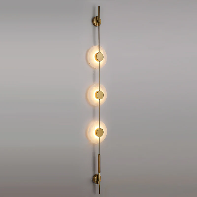 Alabaster Vertical Wall Sconce