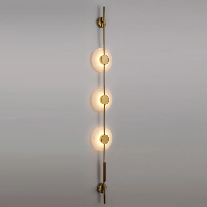 Alabaster Vertical Wall Sconce