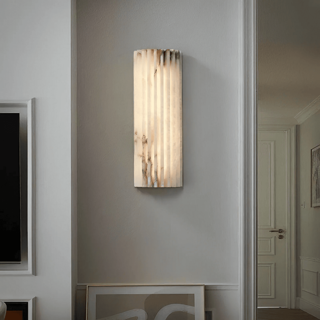 Alvia Alabaster Wall Light