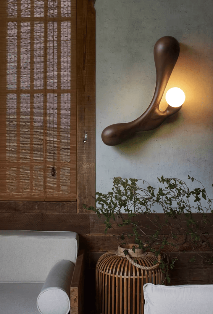 Liora Drift Wood Wall Lamp