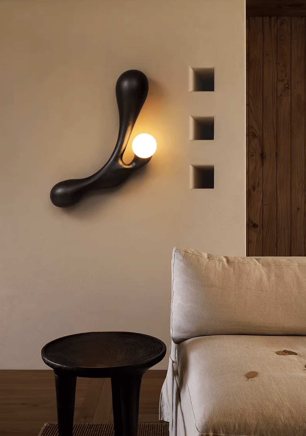 Liora Drift Wood Wall Lamp