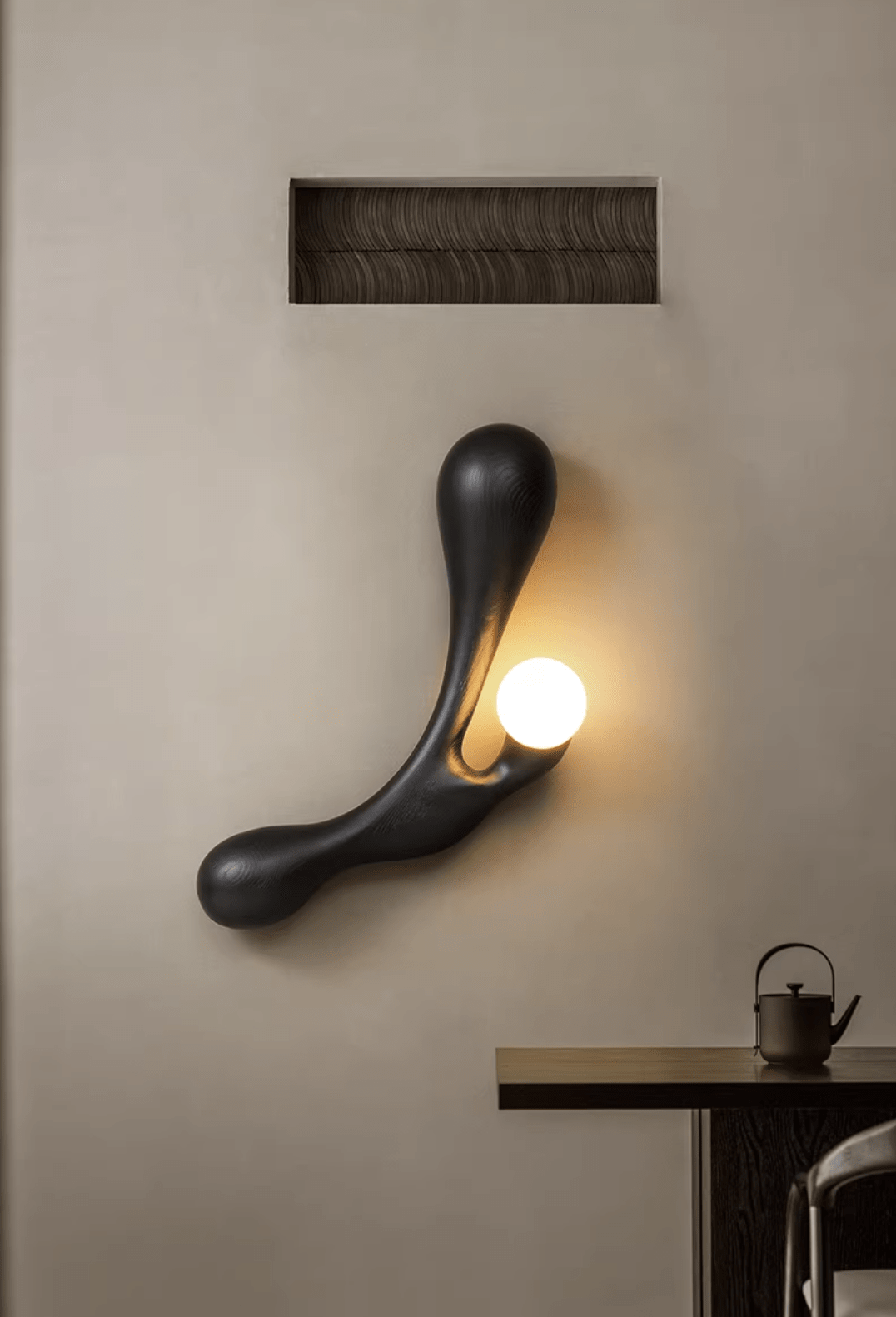 Liora Drift Wood Wall Lamp