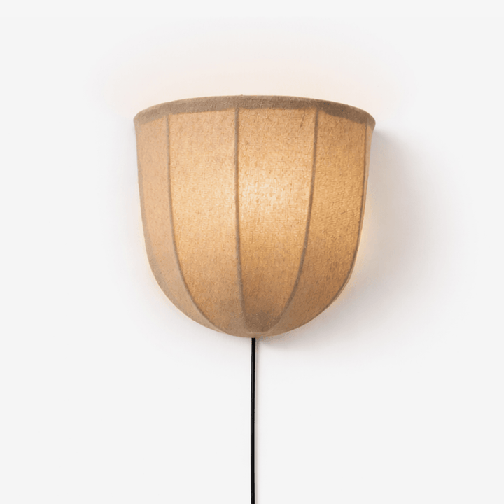 Sienna Linen Plug-in Wall Sconce