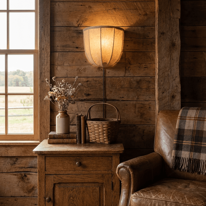 Sienna Linen Plug-in Wall Sconce