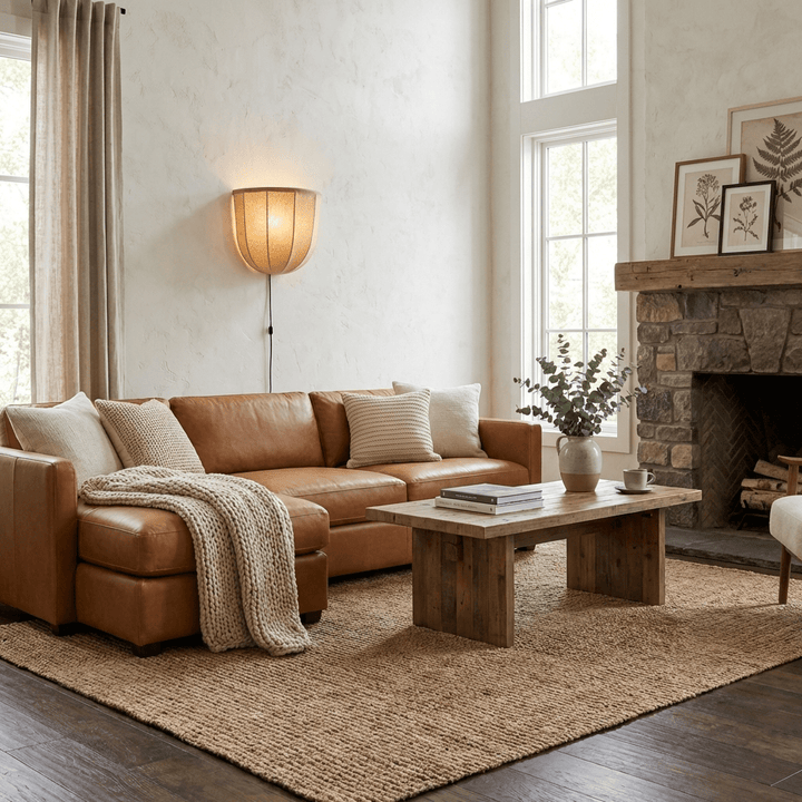 Sienna Linen Plug-in Wall Sconce
