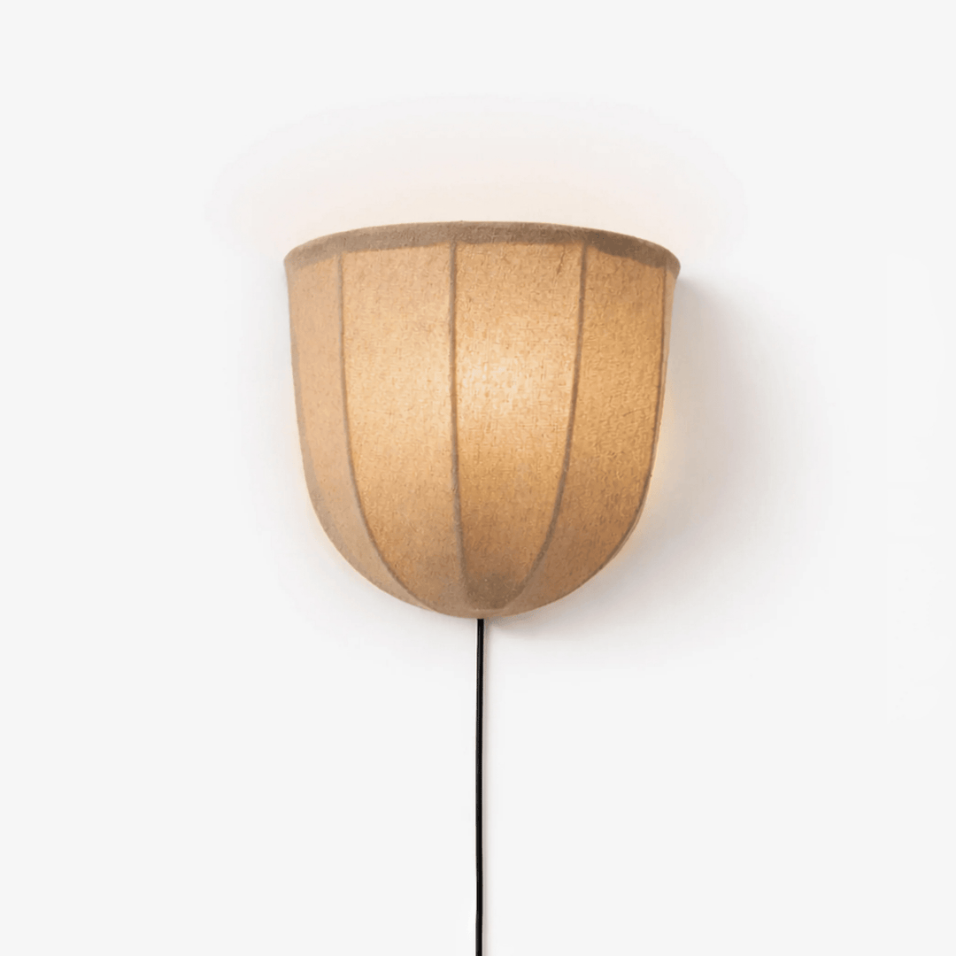 Sienna Linen Plug-in Wall Sconce