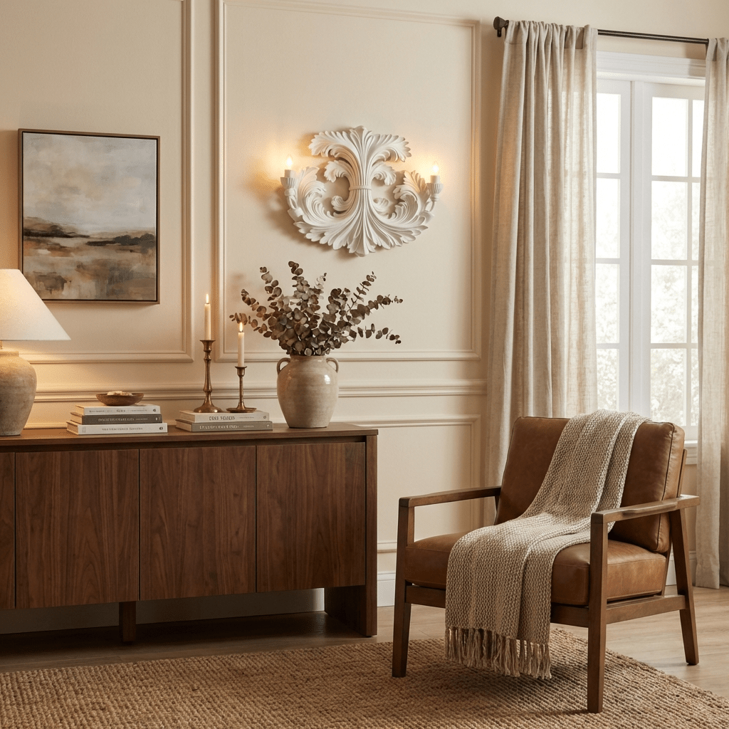 Baroque Blossom Wall Sconce