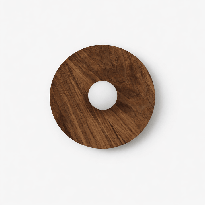 Vireo Wood Disc Wall Light