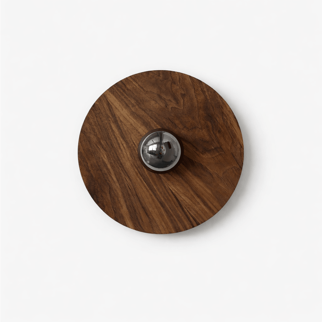 Vireo Wood Disc Wall Light