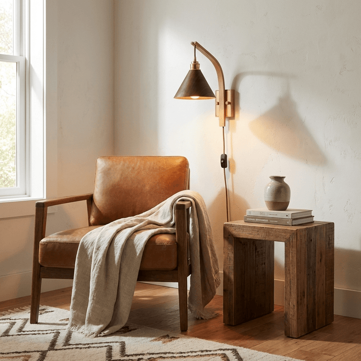 Camber Arc Plug-in Wall Sconce