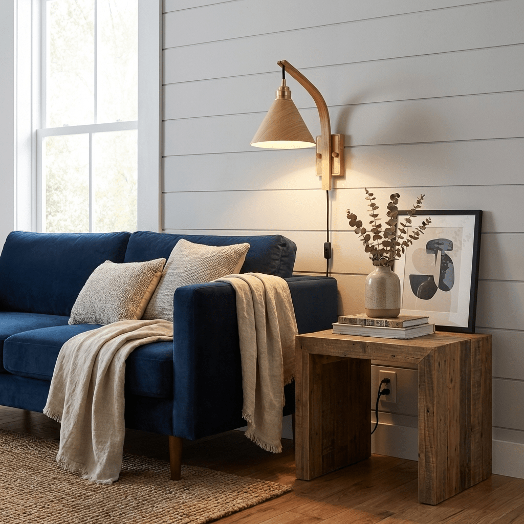Camber Arc Plug-in Wall Sconce