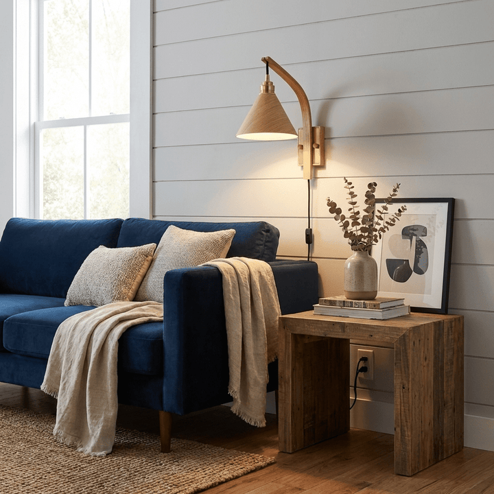 Camber Arc Plug-in Wall Sconce