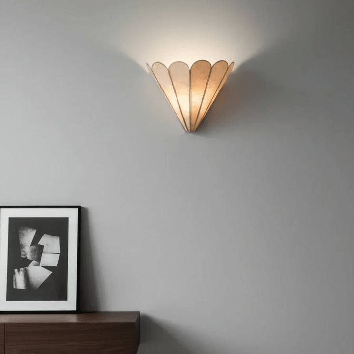 Mica Shell Petal Wall Lamp