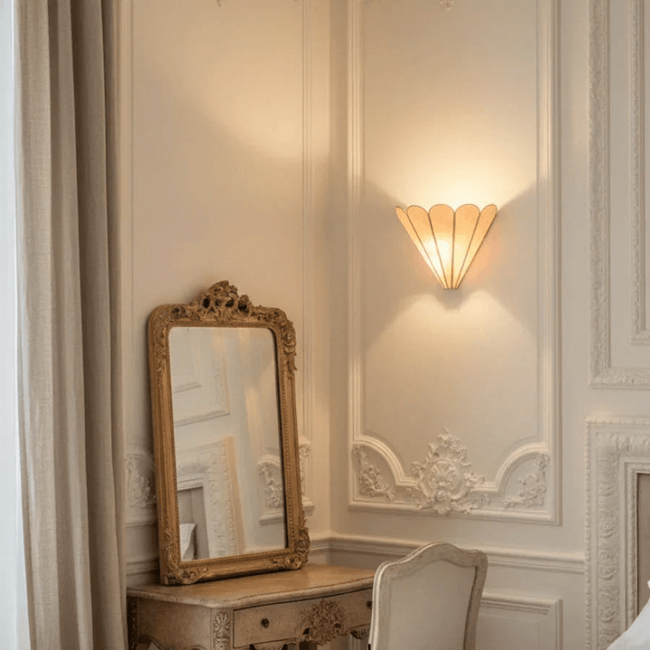 Mica Shell Petal Wall Lamp