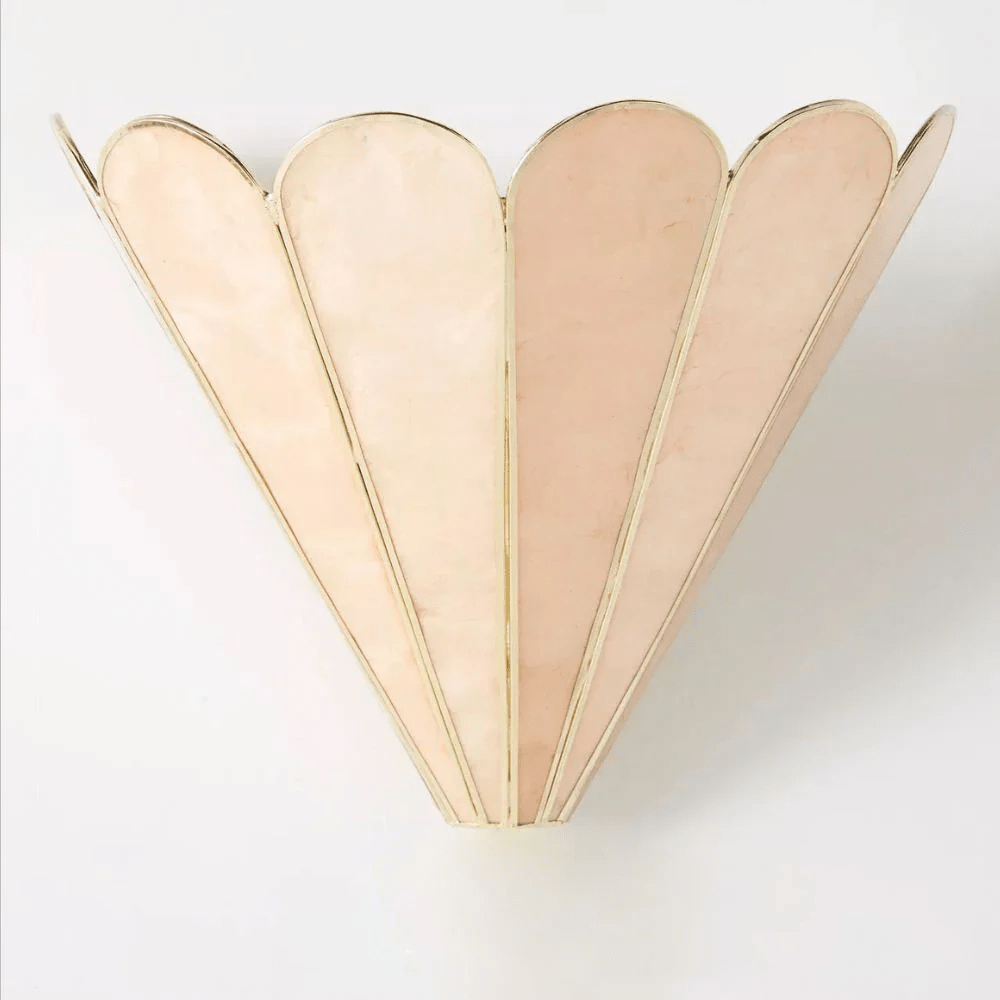 Mica Shell Petal Wall Lamp