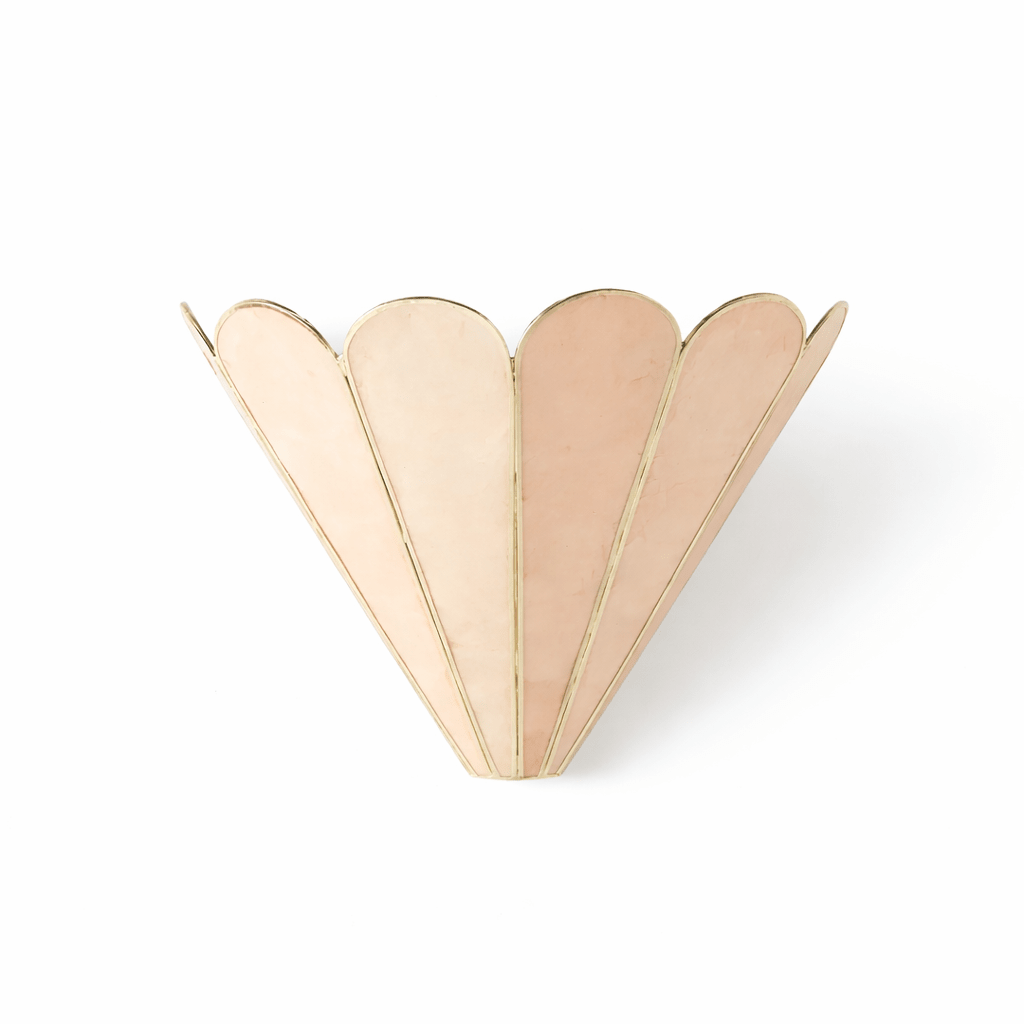 Mica Shell Petal Wall Lamp