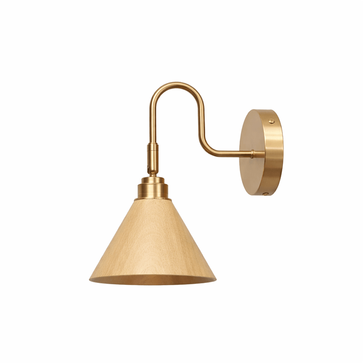 Alver Wood Wall Light