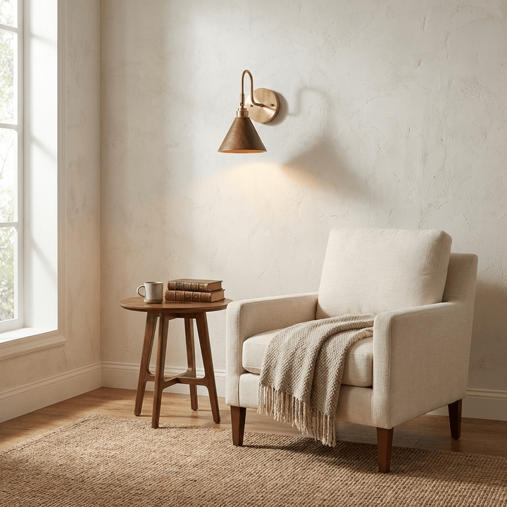 Alver Wood Wall Light