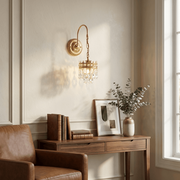 Crystal Crown Sconce