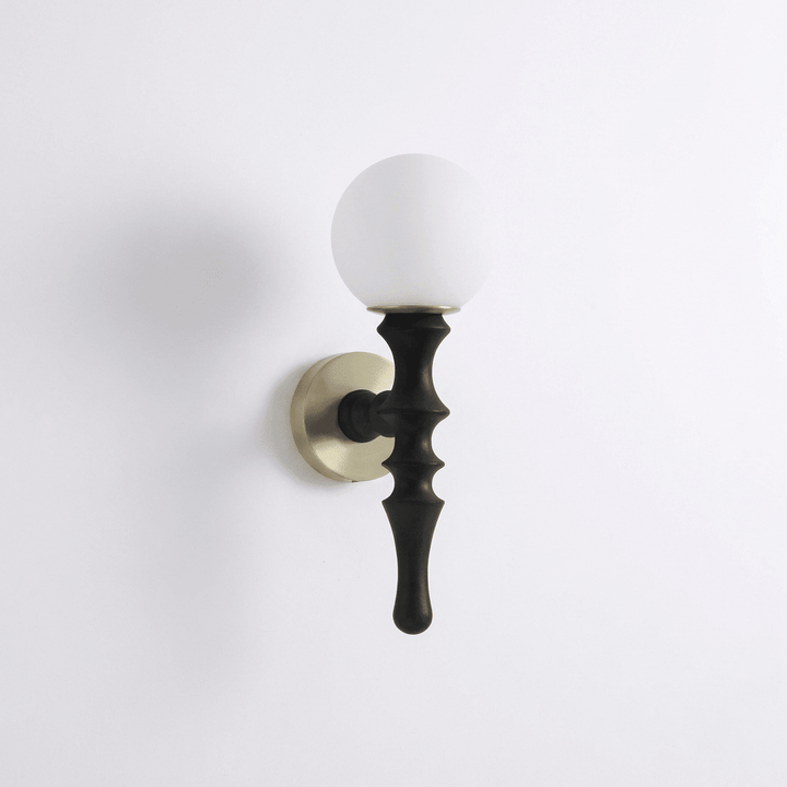 Thalor Wood Globe Wall Lamp