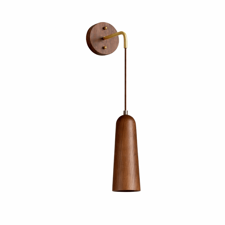 Norvyn Wood Drop Wall Lamp
