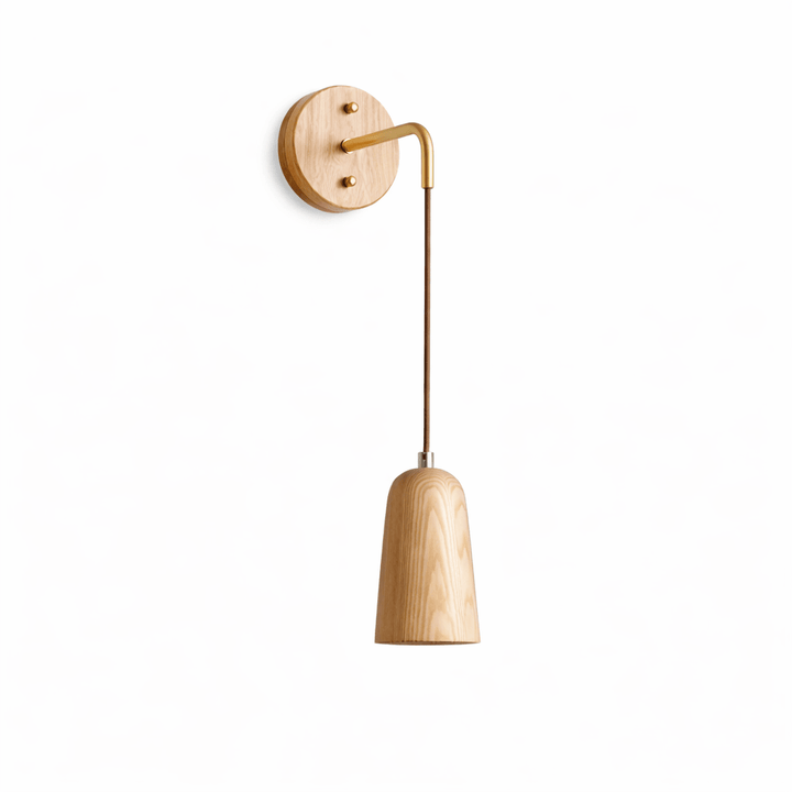 Norvyn Wood Drop Wall Lamp
