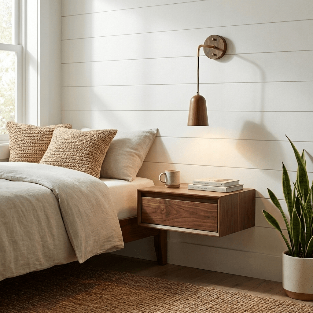 Norvyn Wood Drop Wall Lamp