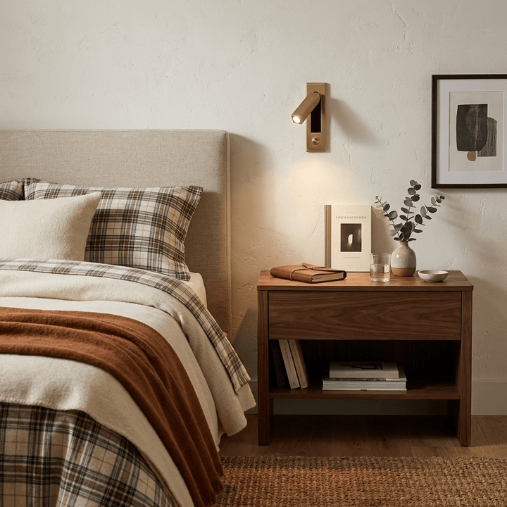 Embedded Bedside Sconce