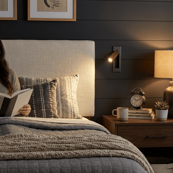 Embedded Bedside Sconce