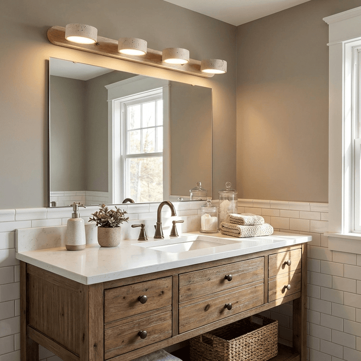 Travertine Duo Rechargeable Wall Light