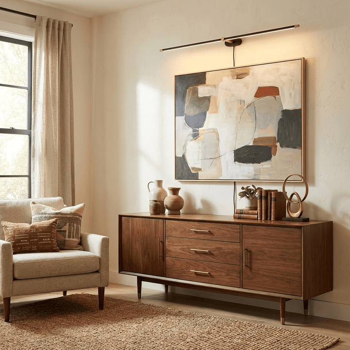 Minimalist Linear Plug-in Wall Lamp