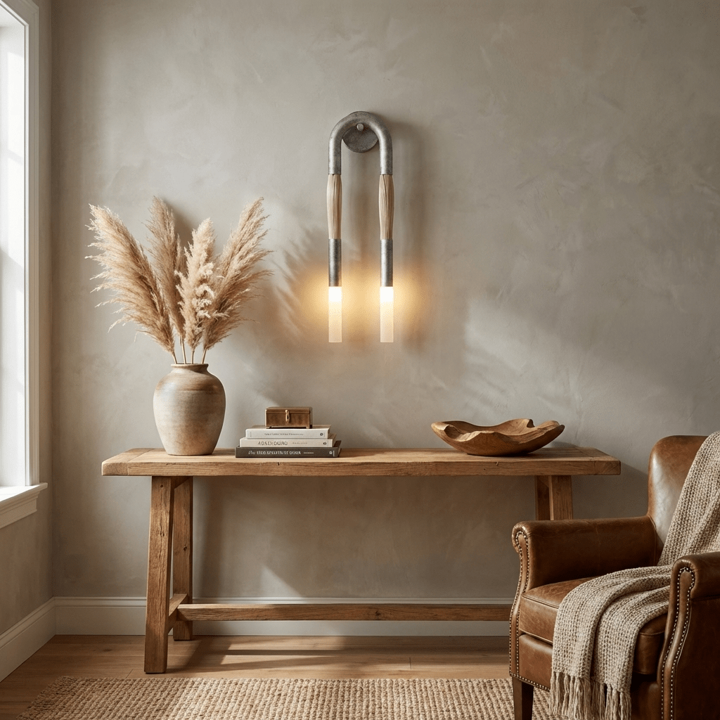 Horsehair Wall Lamp